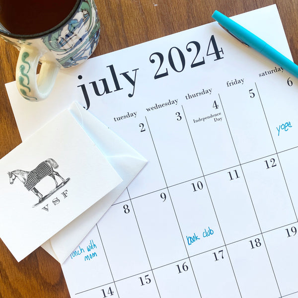 2024 - 2025 calendar 11x17 for wall or fridge
