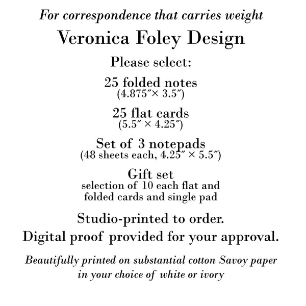 Personalized Durer Rhinoceros Stationery Note Cards