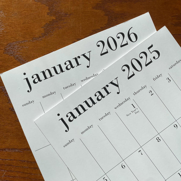 2024 - 2025 calendar 11x17 for wall or fridge